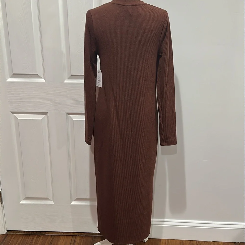 Women’s Ribbed Maternity Dress  M